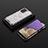 Silicone Transparent Frame Case Cover 360 Degrees AM2 for Samsung Galaxy A32 4G