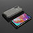 Silicone Transparent Frame Case Cover 360 Degrees AM2 for Samsung Galaxy A70E Black