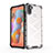 Silicone Transparent Frame Case Cover 360 Degrees AM2 for Samsung Galaxy M11
