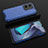 Silicone Transparent Frame Case Cover 360 Degrees AM2 for Vivo T1 4G