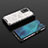 Silicone Transparent Frame Case Cover 360 Degrees AM2 for Vivo V21e 4G