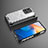 Silicone Transparent Frame Case Cover 360 Degrees AM2 for Vivo V25 5G White