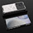 Silicone Transparent Frame Case Cover 360 Degrees AM2 for Vivo X80 Pro 5G