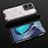 Silicone Transparent Frame Case Cover 360 Degrees AM2 for Vivo Y55 4G