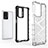 Silicone Transparent Frame Case Cover 360 Degrees AM2 for Xiaomi Mi 11T 5G