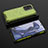 Silicone Transparent Frame Case Cover 360 Degrees AM2 for Xiaomi Mi 11T 5G Green