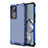 Silicone Transparent Frame Case Cover 360 Degrees AM2 for Xiaomi Mi 12T 5G Blue