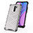 Silicone Transparent Frame Case Cover 360 Degrees AM2 for Xiaomi Poco M2