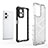 Silicone Transparent Frame Case Cover 360 Degrees AM2 for Xiaomi Poco X4 GT 5G