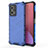 Silicone Transparent Frame Case Cover 360 Degrees AM2 for Xiaomi Poco X4 GT 5G Blue