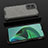 Silicone Transparent Frame Case Cover 360 Degrees AM2 for Xiaomi Redmi 10 5G Black