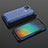 Silicone Transparent Frame Case Cover 360 Degrees AM2 for Xiaomi Redmi 10A 4G Blue