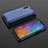 Silicone Transparent Frame Case Cover 360 Degrees AM2 for Xiaomi Redmi 9A Blue