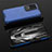 Silicone Transparent Frame Case Cover 360 Degrees AM2 for Xiaomi Redmi K50 5G Blue