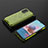 Silicone Transparent Frame Case Cover 360 Degrees AM2 for Xiaomi Redmi Note 10 4G Green