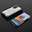 Silicone Transparent Frame Case Cover 360 Degrees AM2 for Xiaomi Redmi Note 10 Pro 4G