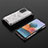 Silicone Transparent Frame Case Cover 360 Degrees AM2 for Xiaomi Redmi Note 10 Pro Max