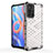 Silicone Transparent Frame Case Cover 360 Degrees AM2 for Xiaomi Redmi Note 11T 5G