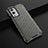 Silicone Transparent Frame Case Cover 360 Degrees AM3 for OnePlus 9 Pro 5G Black