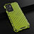 Silicone Transparent Frame Case Cover 360 Degrees AM3 for OnePlus 9RT 5G Green