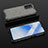 Silicone Transparent Frame Case Cover 360 Degrees AM3 for Oppo A55 5G Black