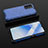 Silicone Transparent Frame Case Cover 360 Degrees AM3 for Oppo A56 5G Blue