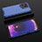 Silicone Transparent Frame Case Cover 360 Degrees AM3 for Oppo Find X5 5G Blue