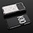 Silicone Transparent Frame Case Cover 360 Degrees AM3 for Oppo K10 5G White