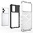 Silicone Transparent Frame Case Cover 360 Degrees AM3 for Oppo K10 Pro 5G