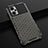 Silicone Transparent Frame Case Cover 360 Degrees AM3 for Oppo K10 Pro 5G Black