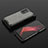 Silicone Transparent Frame Case Cover 360 Degrees AM3 for Oppo K9 5G Black