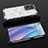 Silicone Transparent Frame Case Cover 360 Degrees AM3 for Oppo Reno7 Pro 5G