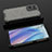 Silicone Transparent Frame Case Cover 360 Degrees AM3 for Oppo Reno7 Pro 5G Black