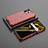 Silicone Transparent Frame Case Cover 360 Degrees AM3 for Realme 9i 5G Red