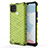 Silicone Transparent Frame Case Cover 360 Degrees AM3 for Realme C21 Green