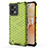 Silicone Transparent Frame Case Cover 360 Degrees AM3 for Realme C31 Green