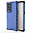 Silicone Transparent Frame Case Cover 360 Degrees AM3 for Realme GT Master Explorer 5G Blue