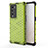 Silicone Transparent Frame Case Cover 360 Degrees AM3 for Realme GT Master Explorer 5G Green