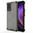 Silicone Transparent Frame Case Cover 360 Degrees AM3 for Vivo V21 5G