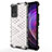 Silicone Transparent Frame Case Cover 360 Degrees AM3 for Vivo V21 5G