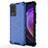 Silicone Transparent Frame Case Cover 360 Degrees AM3 for Vivo V21 5G