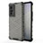 Silicone Transparent Frame Case Cover 360 Degrees AM3 for Vivo X70 5G