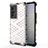 Silicone Transparent Frame Case Cover 360 Degrees AM3 for Vivo X70 5G