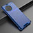 Silicone Transparent Frame Case Cover 360 Degrees AM3 for Vivo X90 5G