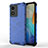 Silicone Transparent Frame Case Cover 360 Degrees AM3 for Vivo Y02S