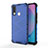 Silicone Transparent Frame Case Cover 360 Degrees AM3 for Vivo Y11