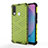 Silicone Transparent Frame Case Cover 360 Degrees AM3 for Vivo Y11 Green