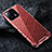 Silicone Transparent Frame Case Cover 360 Degrees AM3 for Xiaomi Mi 13 Pro 5G Red