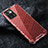 Silicone Transparent Frame Case Cover 360 Degrees AM3 for Xiaomi Poco X3 GT 5G Red