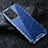 Silicone Transparent Frame Case Cover 360 Degrees AM3 for Xiaomi Poco X5 5G Blue